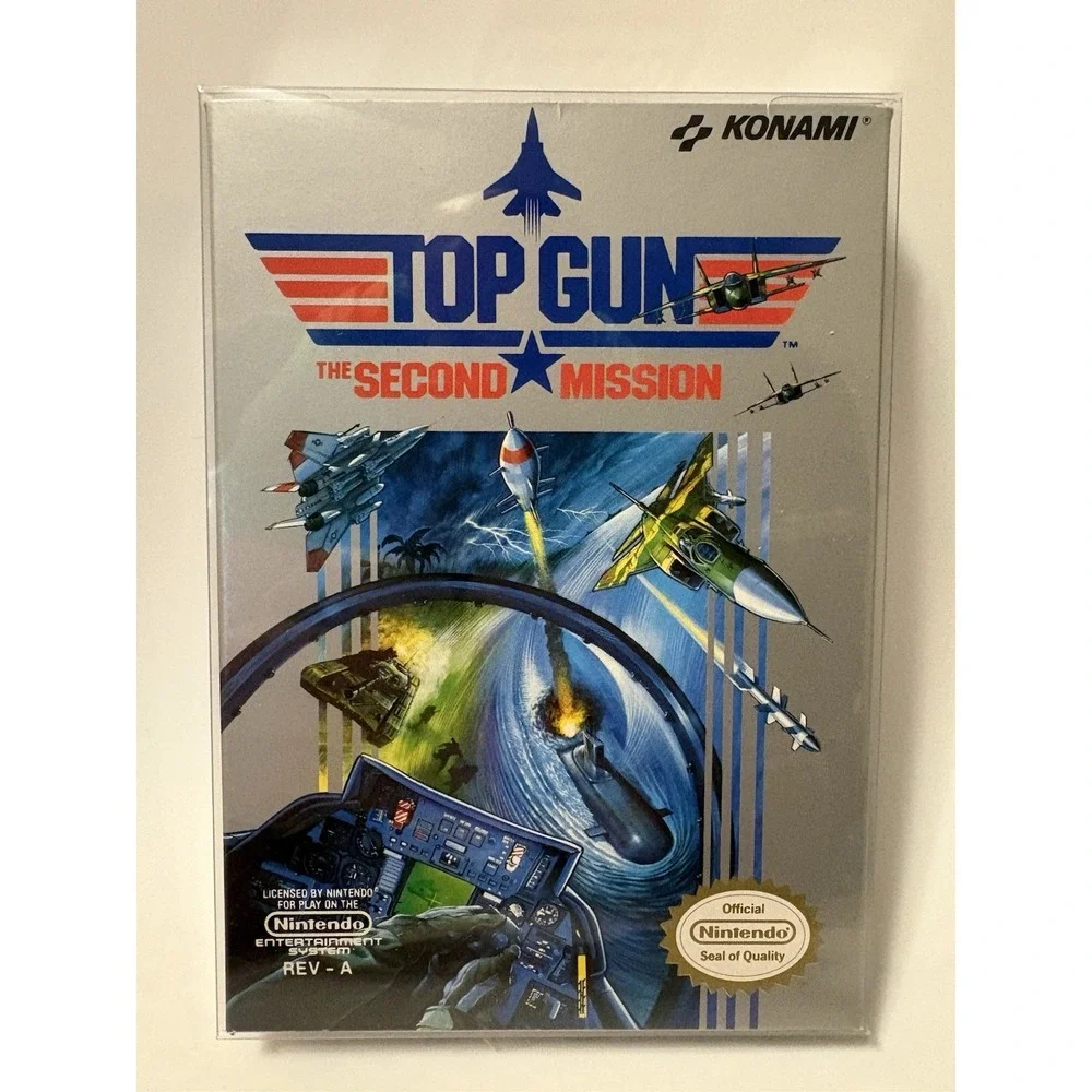 Nintendo NES Top Gun The Second Mission Konami Multiplayer Manual NTSC